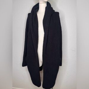 Peruvian Connection Alpaca Shawl Collar Waterfall Longline Cardigan Size XS/S